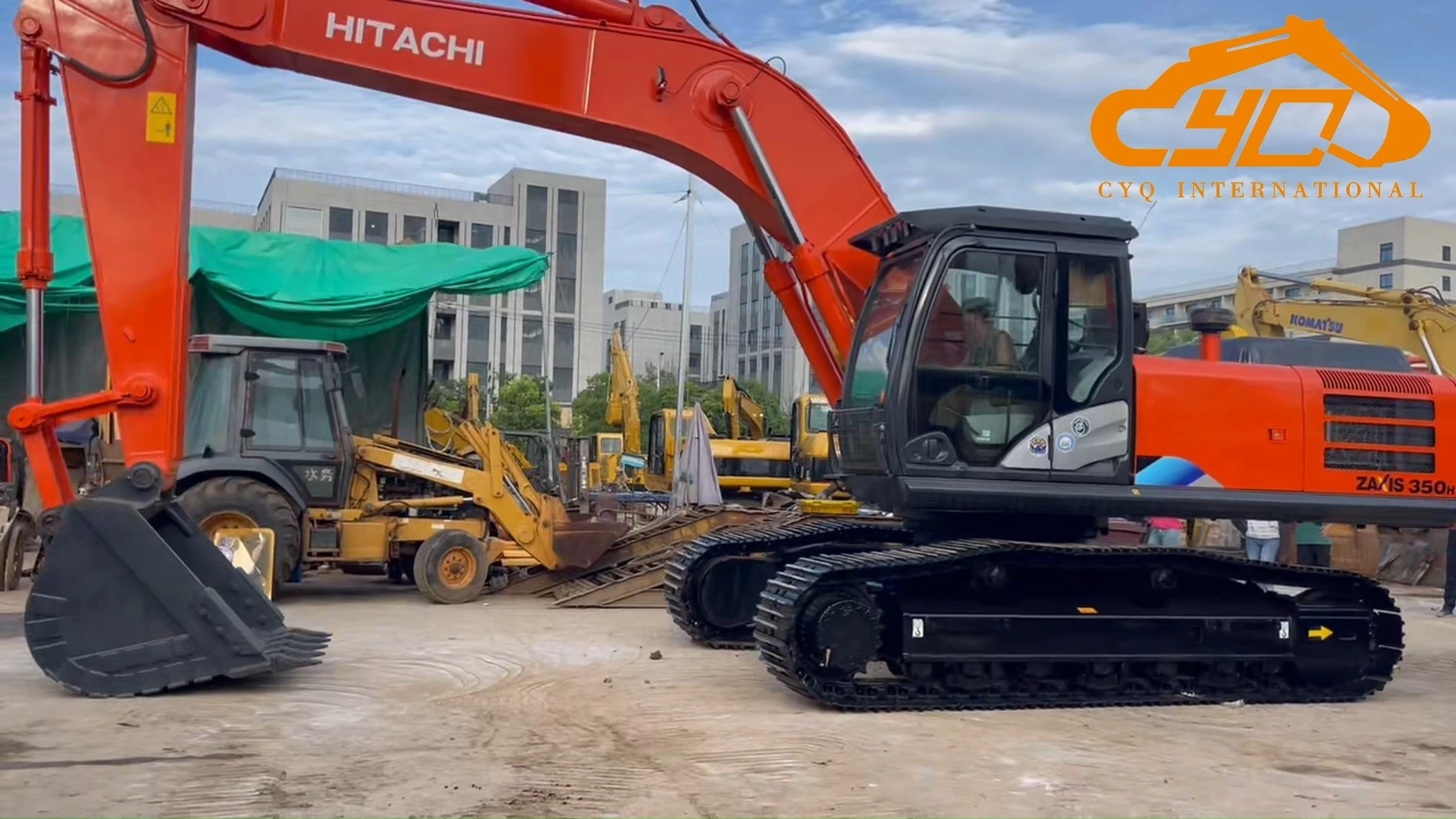 Used Hitachi ZX350H-5G Hydraulic Excavator, 35 Ton Heavy Duty Digger for Earth Moving 1