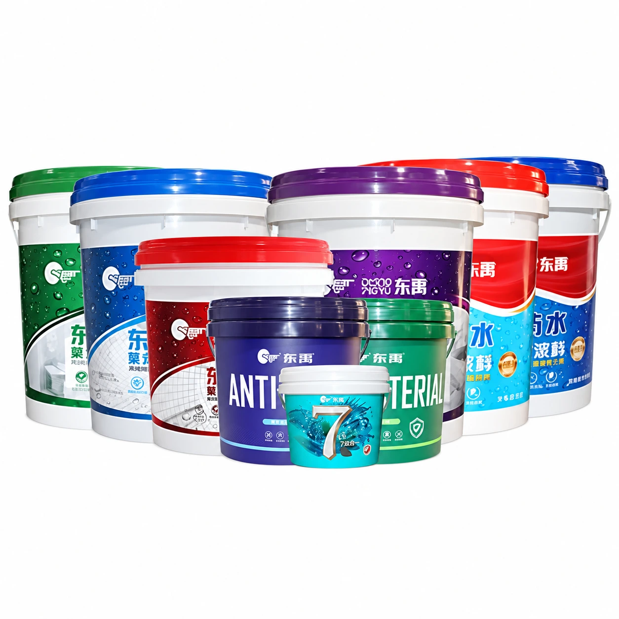 Custom Plastic Buckets for Paint & Waterproofing CP 1