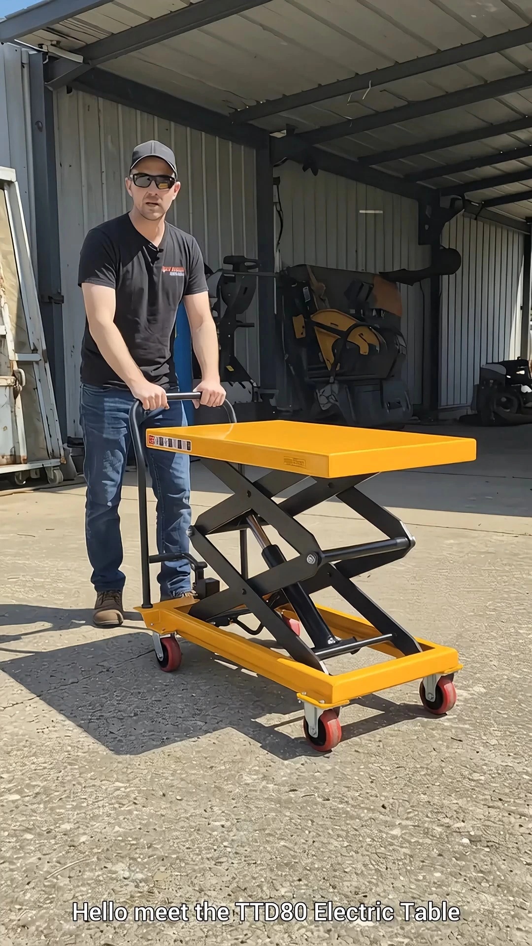 High-Performance TT80 Electric Table Truck for Efficient Logistics 1