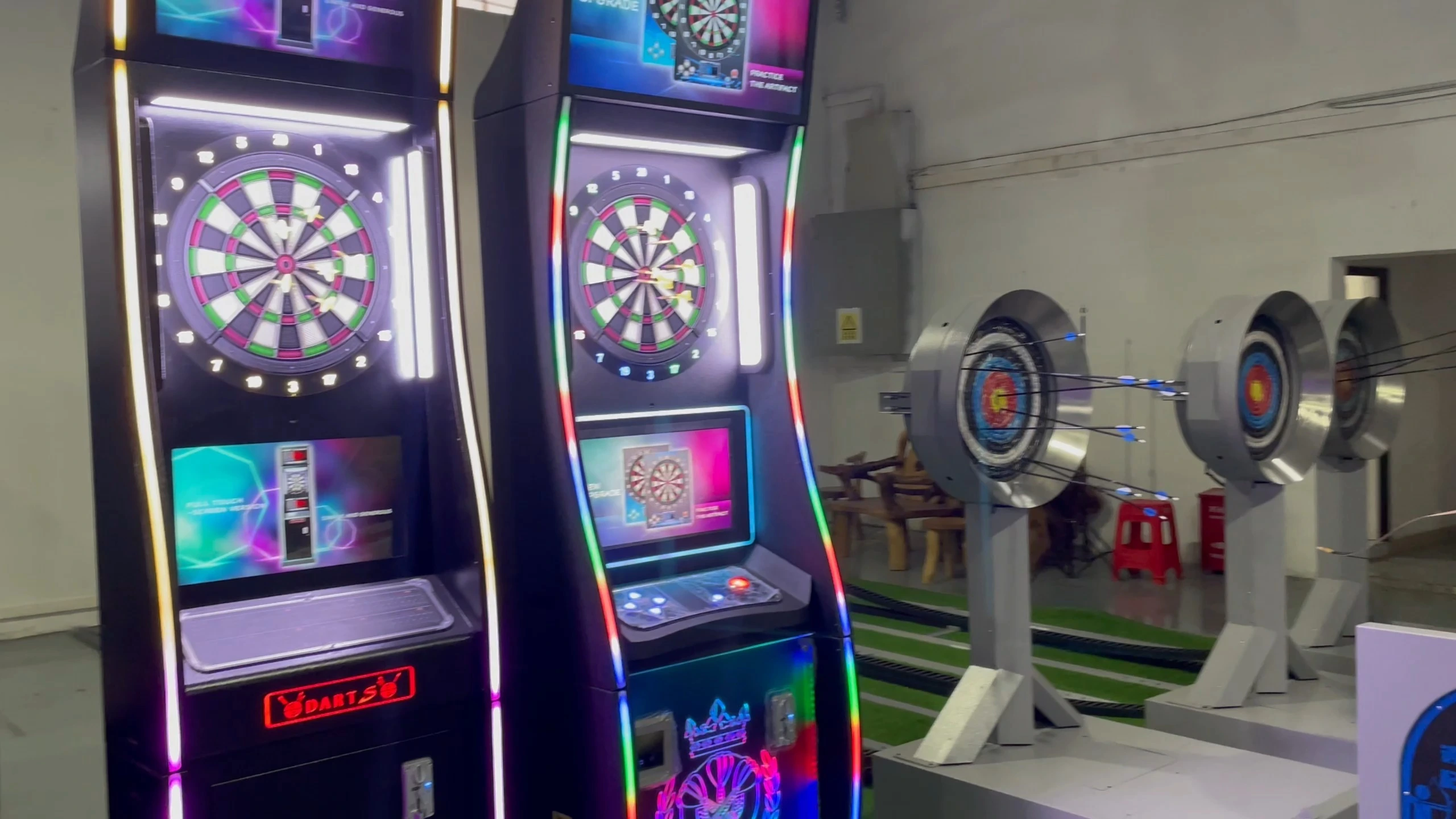 Electronic Dart Machine | Coin Operated Touch Screen Dartboard Arcade Game 1
