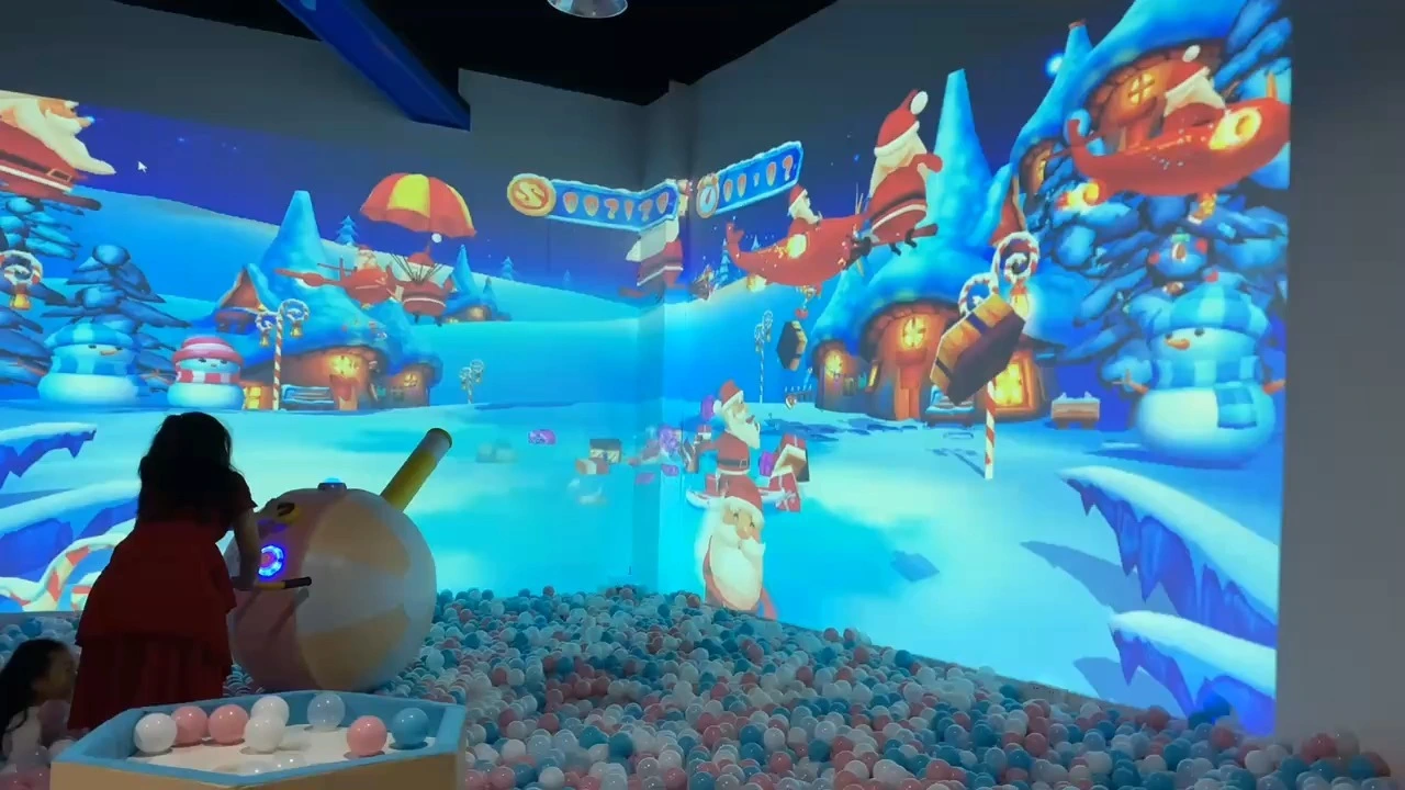 All-In-One 3D Interactive Projection | Holographic AR Immersive Game Wall System 1