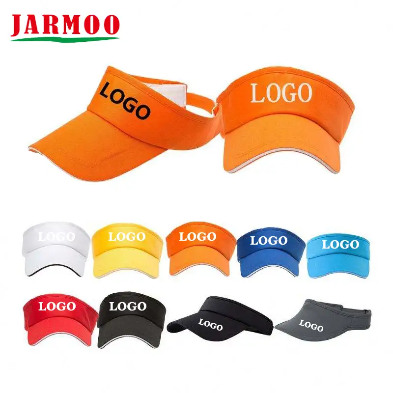 Visores personalizados promocionales, viseras de golf personalizadas 1