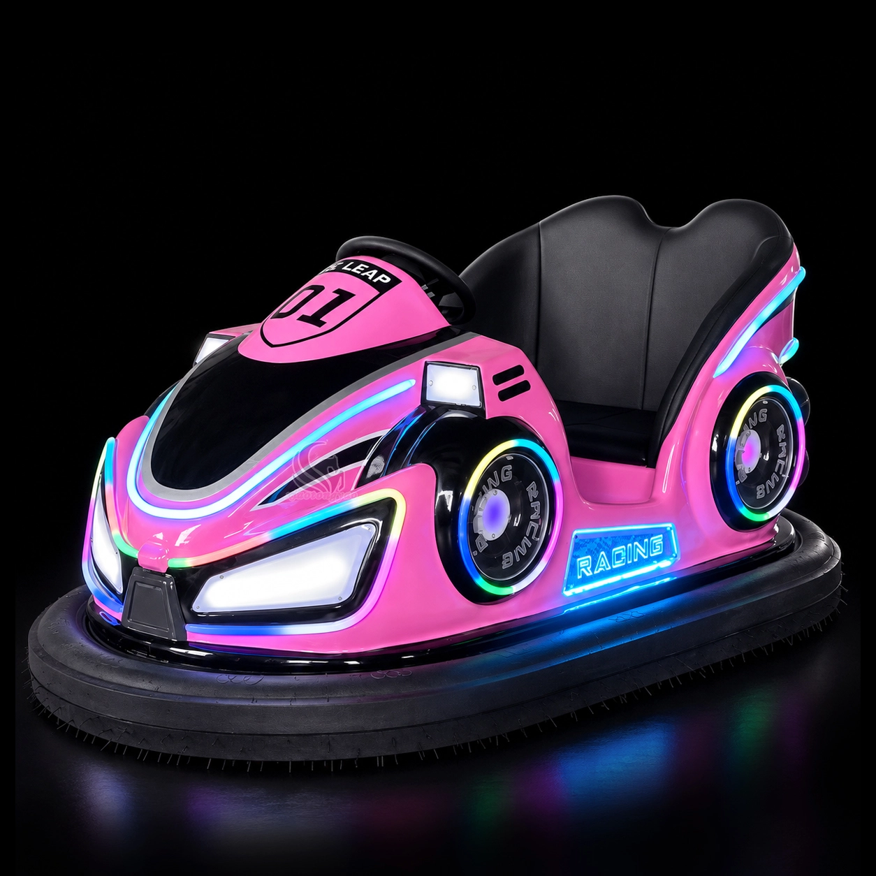 Commercial Electric Bumper Car 1000W with Drift Music Fiberglass Shell for Indoor/Outdoor Use by Shopping Mall Operators 1