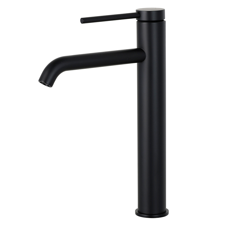 Matte Black 304 Stainless Steel Simple Shower Set ST-21116M-SSH-B 1