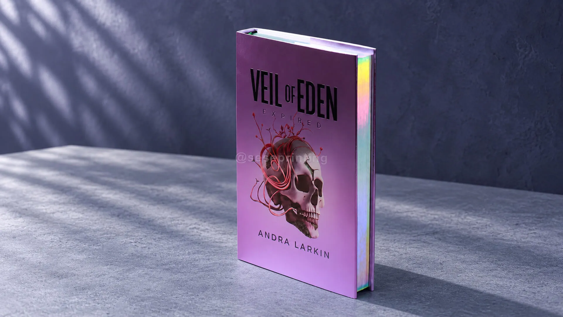 Special Edition Hardback Book with Foil Embossed Dust Jacket and Holographic Edges 1