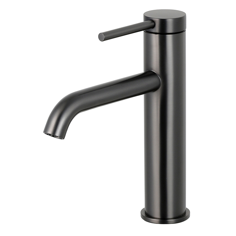 ST-211116M-SS-G 304 Stainless Steel Brushed PVD Gun Grey Basin Faucet 1
