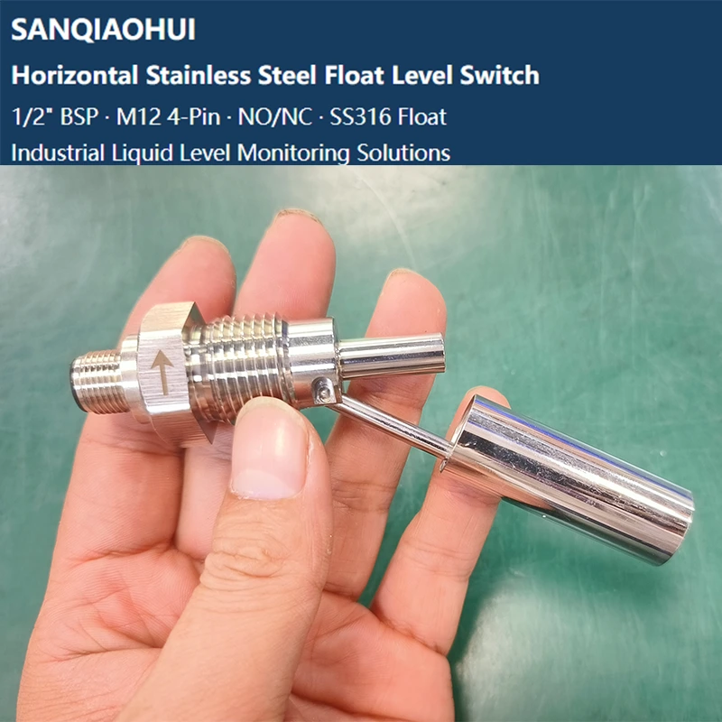 Interruptor de nivel de flotador de acero inoxidable | 1/2 BSP M12 | SANQIAOHUI 1