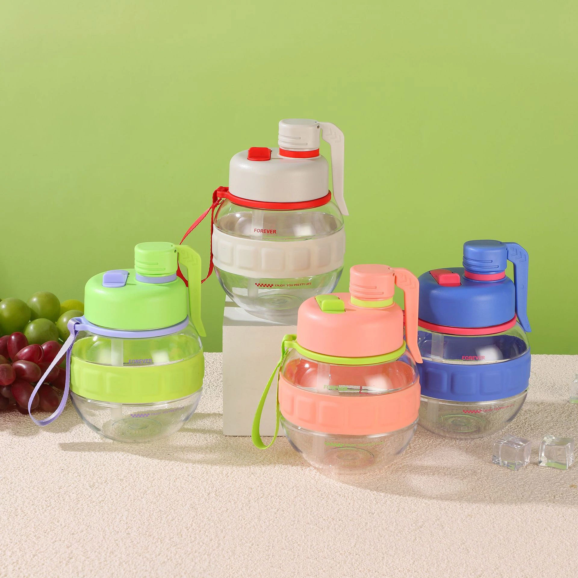 Grenade-Shape Dual-Opening Creative Water Bottle 1