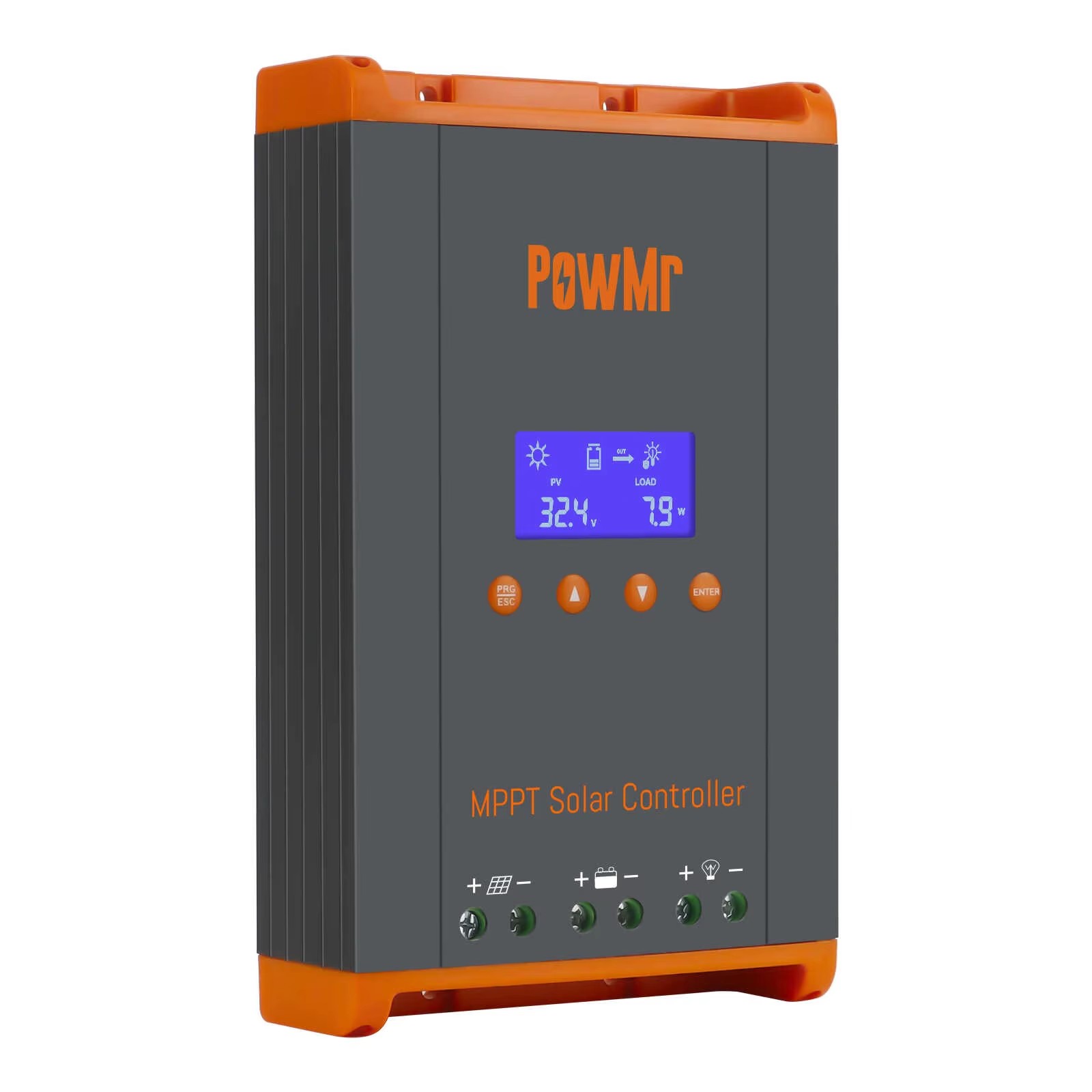 60A MPPT solar charge controller auto‑detects 12‑48V, supports up to 12‑unit parallel expansion. LCD screen works for LiFePO4, gel & lead‑acid for off‑grid solar-1792993482372480 1