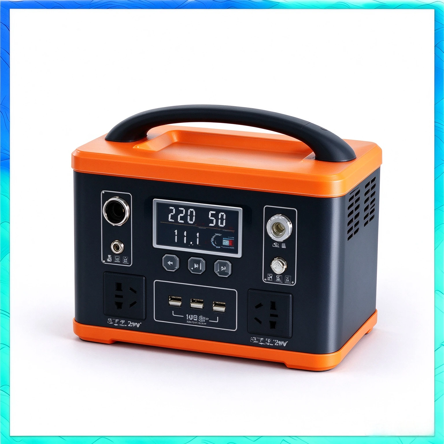 Joysun 300W 294Wh Pure Sine Wave Portable Power Station Solar Generator for Camping, RV & Home Short Emergency Backup 1