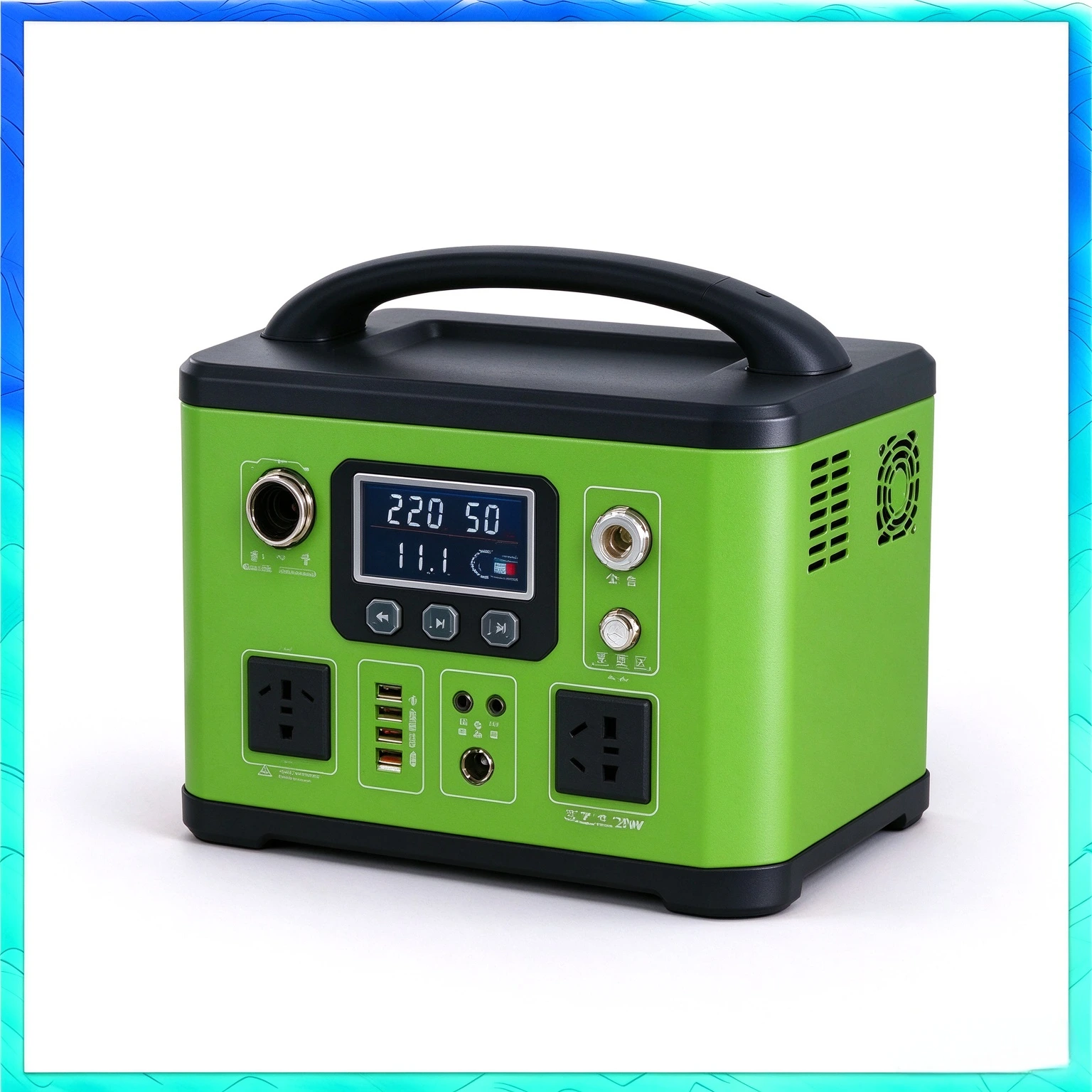 Joysun 1000W 1280Wh Pure Sine Wave Portable Power Station Solar Generator for Home Backup, Outdoor Work & Camping 1