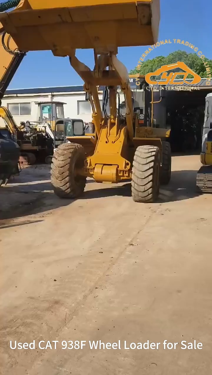 Used CAT 938F Wheel Loader 3.8 Ton with 2.5m3 Bucket for Construction 1