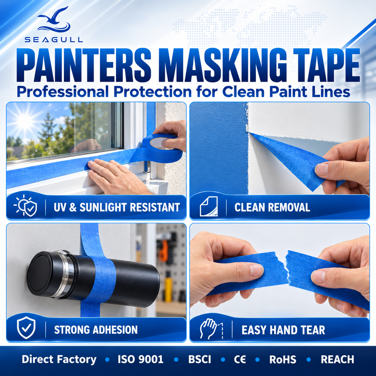 Wholesale masking tape supplier