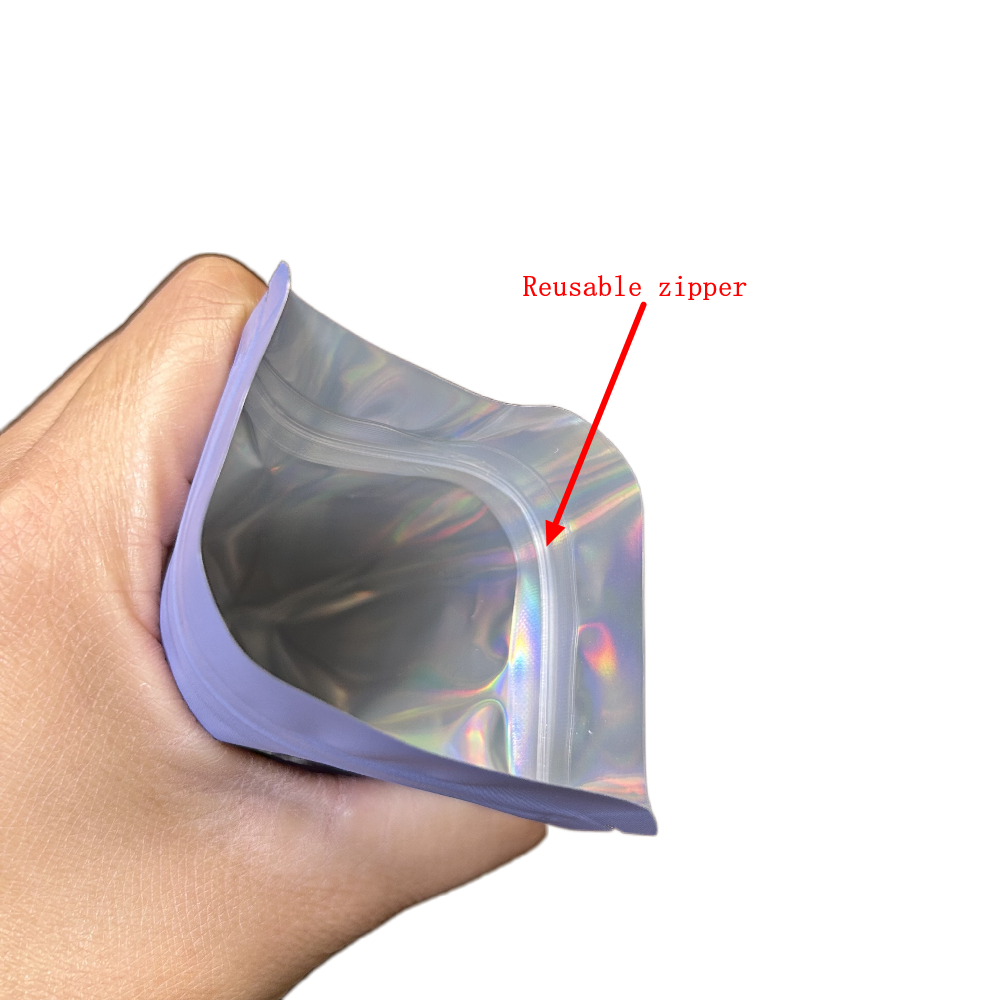 Custom Printed 3.5g Mylar Stand Up Pouch, Resealable Ziplock Food Packaging Bag 4