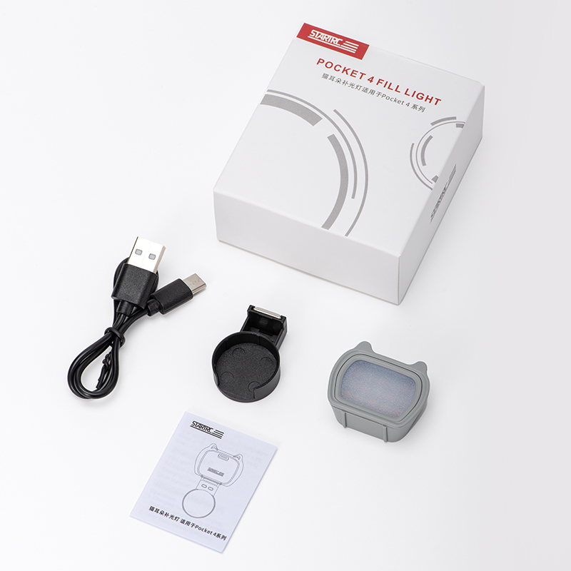 Detachable camera light attached to a steel surface