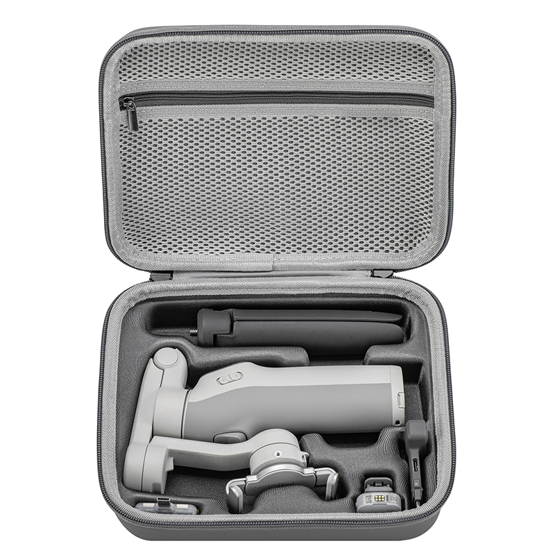 Molded interior compartments in the STARTRC gimbal carrying case