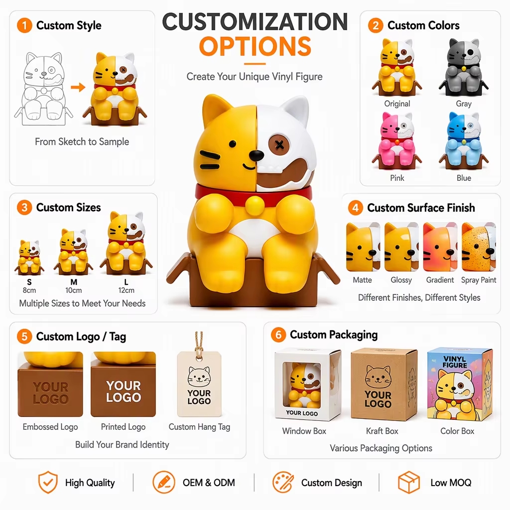 Soft Vinyl Cartoon Figure, Custom Service Show For Cartoon Vinyl Toy