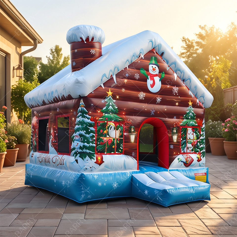 Snowman design inflatable jumper