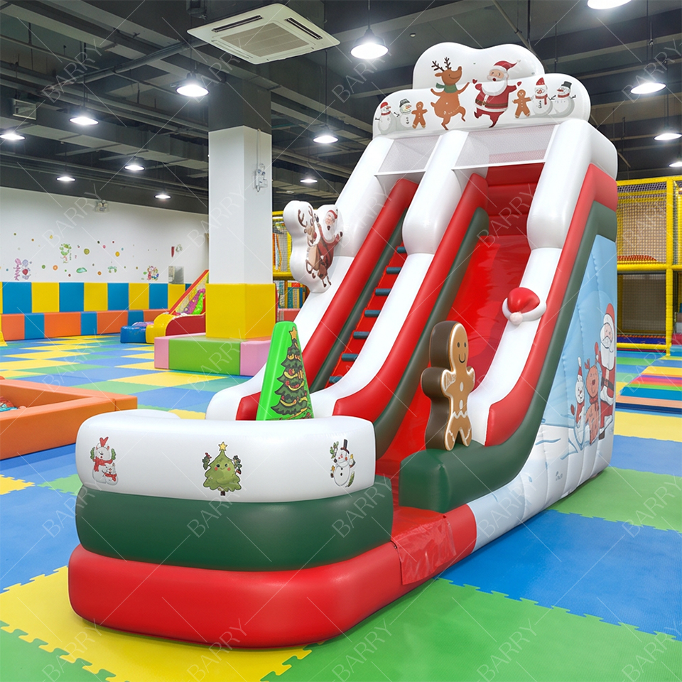 High speed inflatable water slide