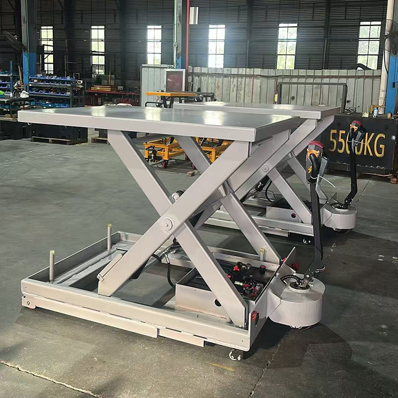 Heavy-Duty BTTD35 Electric Table Truck for Warehouse Transport Applications 1