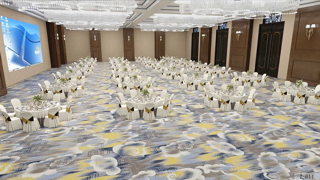 China Luxury Custom Axminster Carpet for Hotels & Living Rooms 4