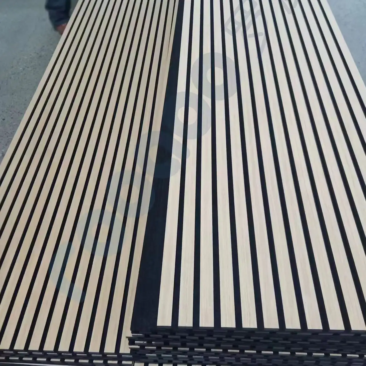 Painéil Bhacainn Torainn Slat Adhmaid Fuaimiúil Mórdhíola d'Oifig &amp; Óstán - An tSín 1