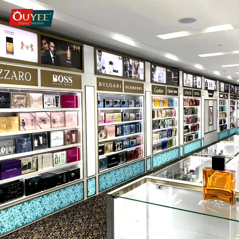 خزانة عرض وتخزين عطور قابلة للتخصيص للبيع بالتجزئة 1