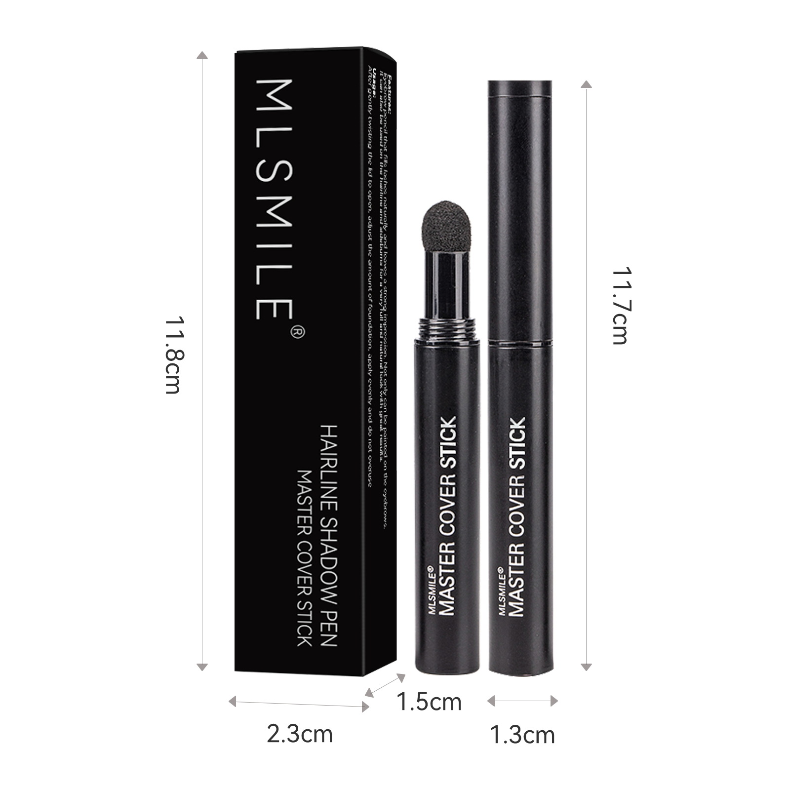 Label Pribadi Profesional Hapas Batas Harisan Kontur Bayangan Bubuk Bertambah Keringat Root Touch Up Stick Garis Rambut Tongkat 6