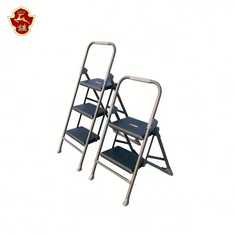 Folding Step Ladder Steel Q195; Rubber Feetmanufacturer 5