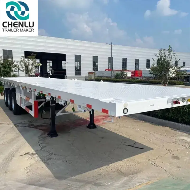 Flatbed Trailer Semi Truck with Custom Services 1820mm 6