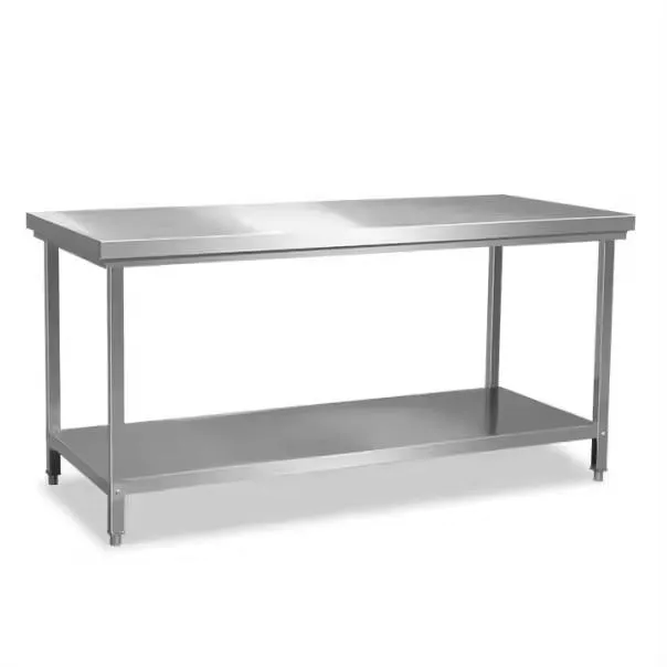 Stainless Steel Customized Work Table Adjustable Height Commercial Restaurant Workbench Furniture 3