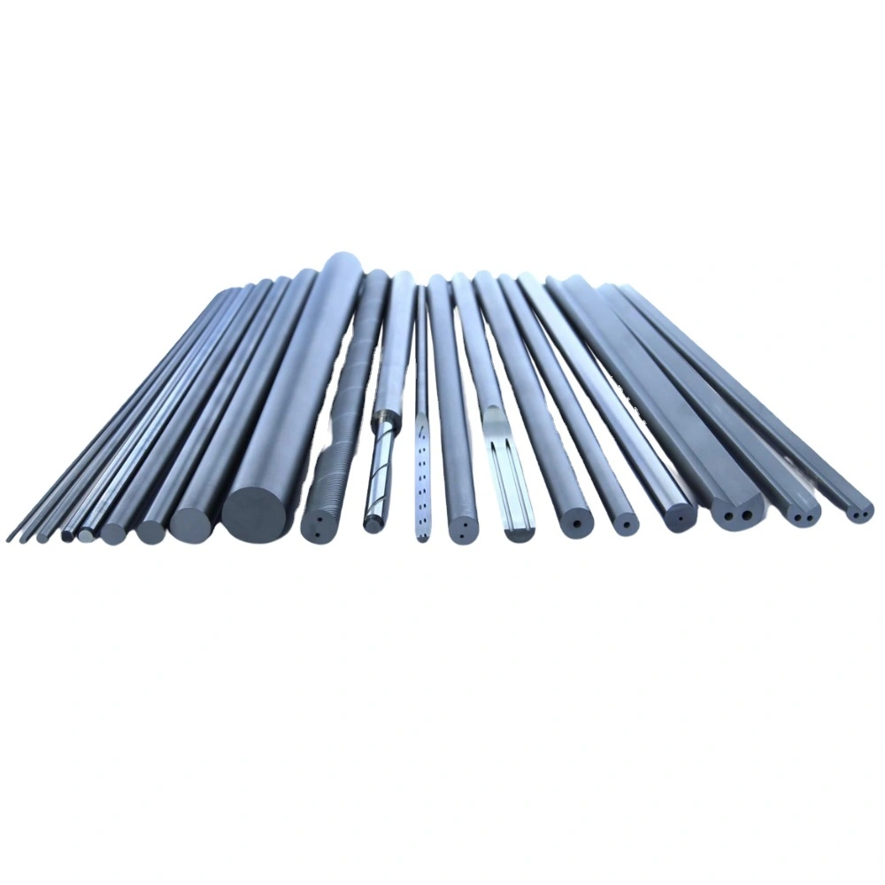 Tungsten Carbide Composite Rod 100% Raw Material Polished Central Coolant Hole 1