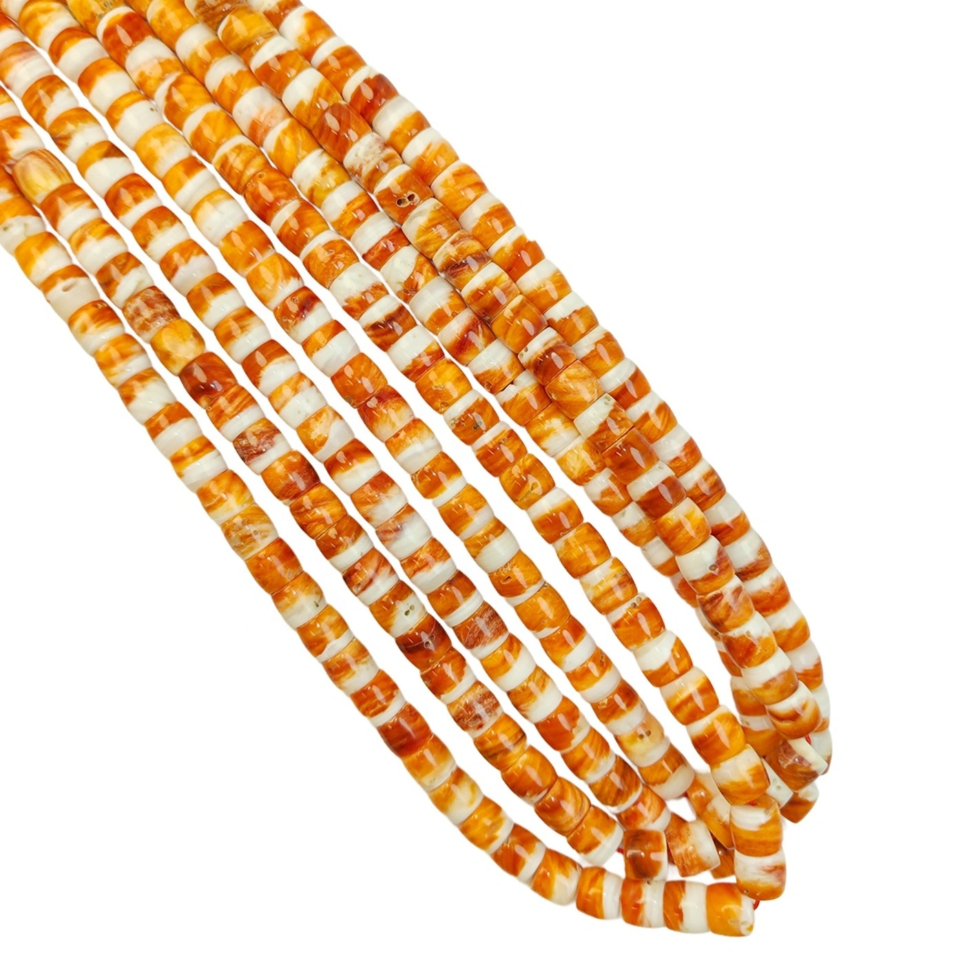 Dabiiciga ah Spiny Oyster Foosto Shape Strand 4mm Diy Day Valentine's Day Hadiyad ay siisay sanadguurada hadiyadeeda hadiyadeeda gudaha Winetr 1