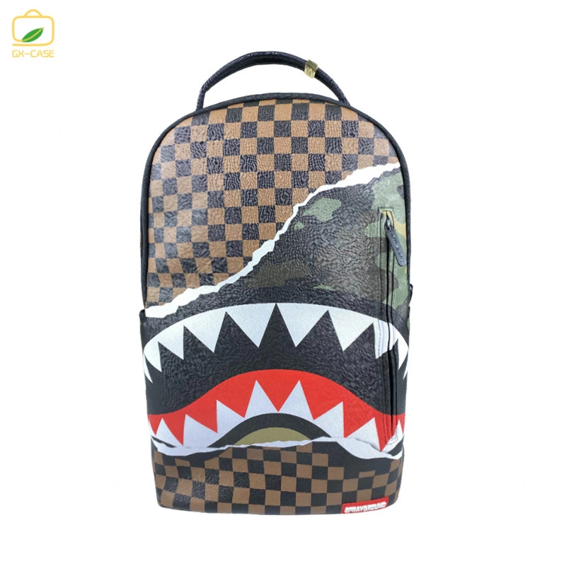 Ransel Shark-Teen Tahan Air X3 Dengan Desain Anti-Pencurian ｜ OutdoorPro 1
