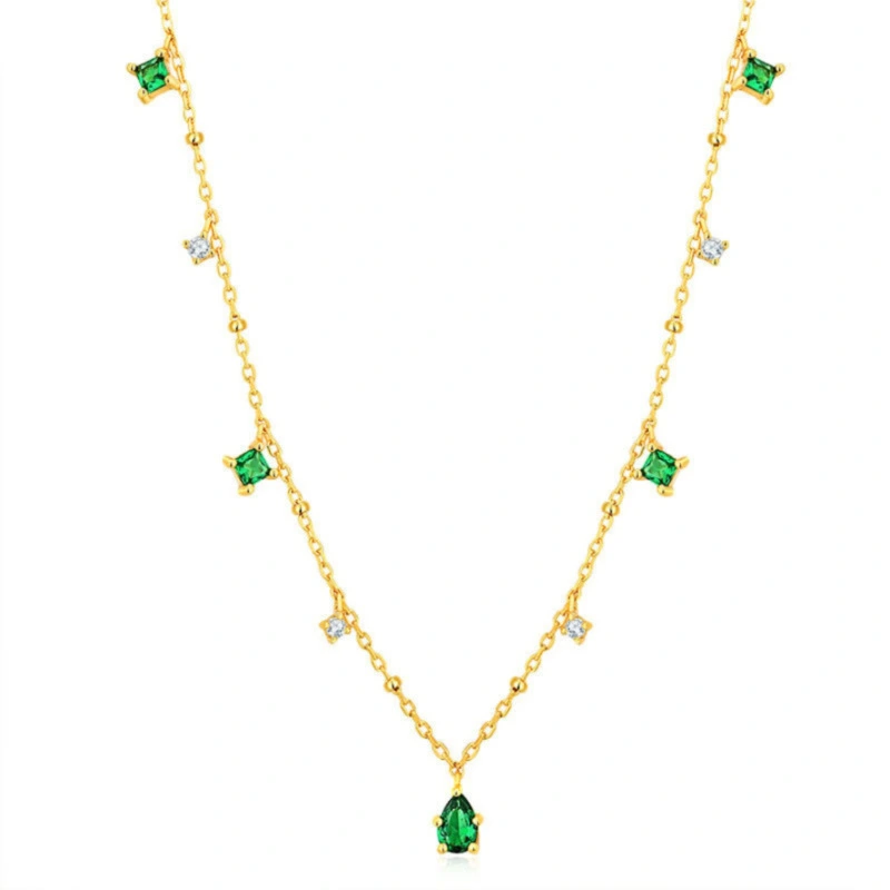 Wholesale Fashion Pendant Clavicle Chain Ins Style Multiple Zircon Personalized Trendy Necklace 1