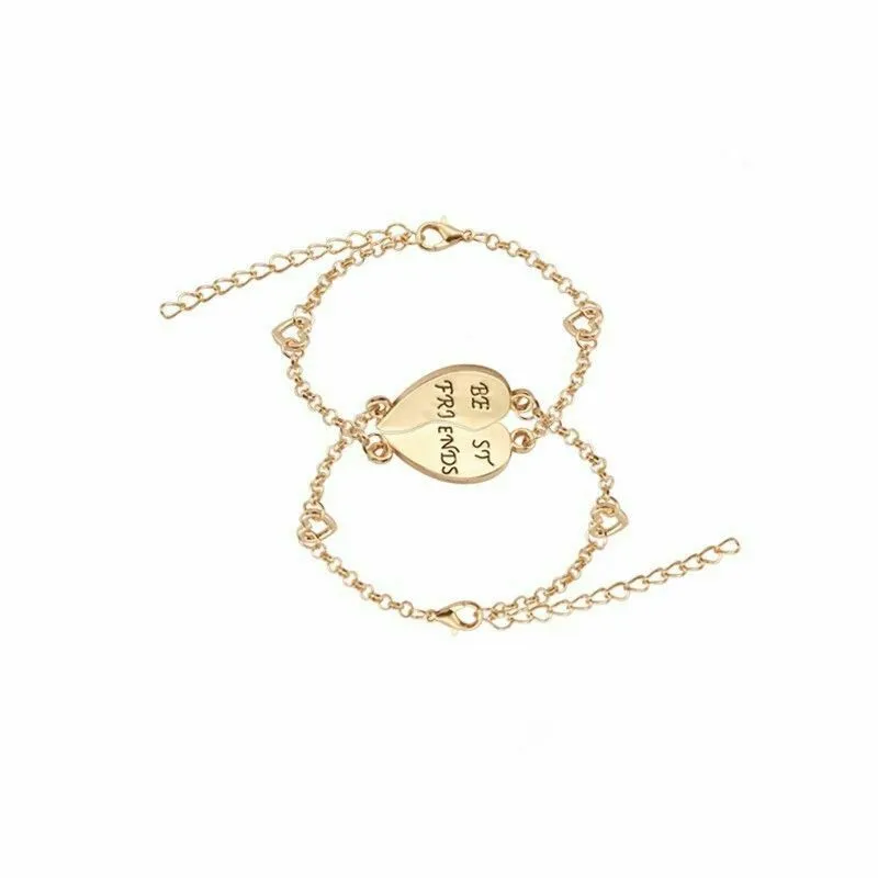 Meilleure amitié bracelets plaqués en or 1