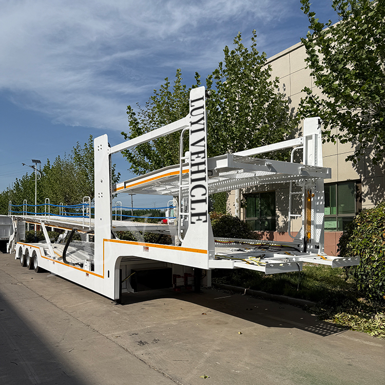 3axes Doble Deck Auto Car Carrier Semirrailer | Luyi 4