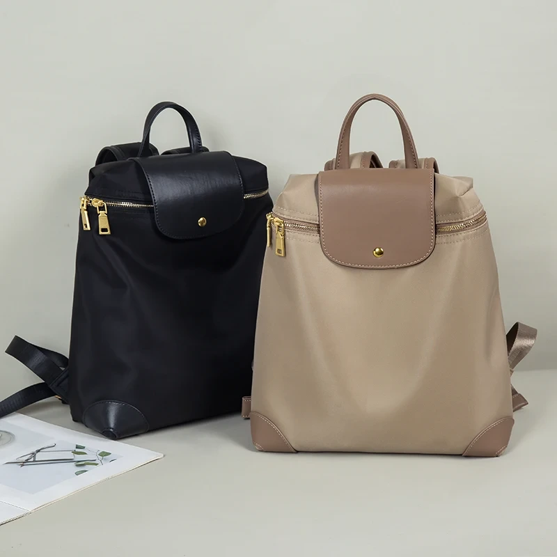 New Nylon Tote Bag Waterproof Foldable One-shoulder Handbag Jiaozi Bag Cross-border 1