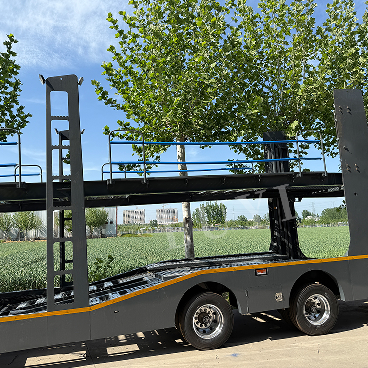2 essieu 6 8 10 Transport de véhicule Trailer à chaud Vendre | Luyi 6