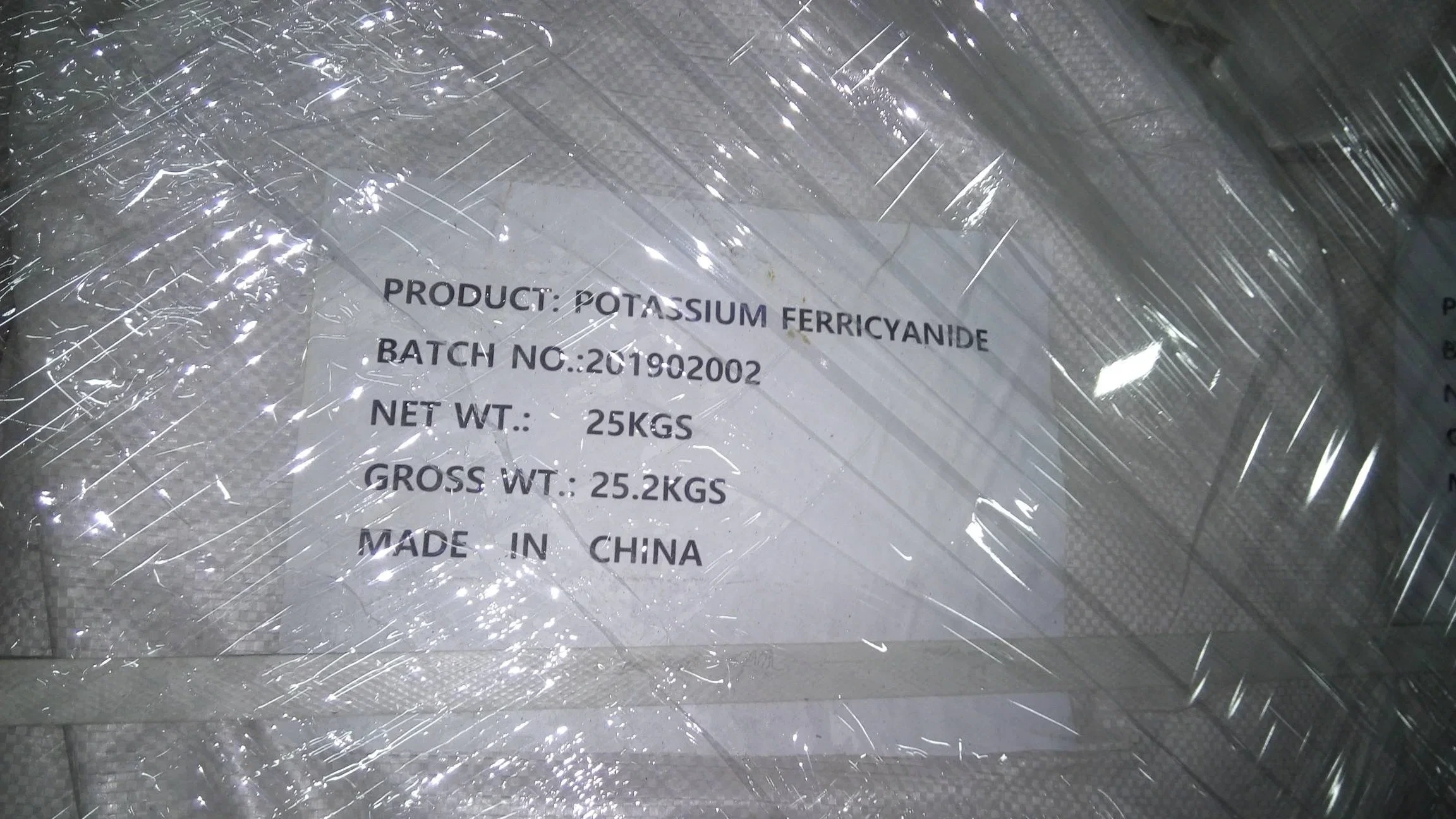 Kaliumferricyanid-Trikaliumhexacyanoferrat CAS 13746-66-2 K3. [Fe (CN) 6] - Kaliumferricyanid und Trikaliumhexacyanoferrat 1