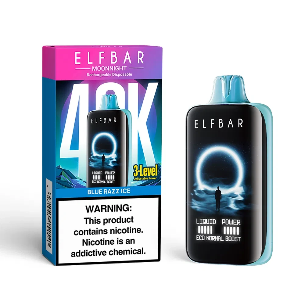 Elfbar Moonlight 40000 Puffs E-Cigarette 36ml Large Disposable Vape 40K 1