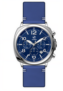 Nifer Chronograph Quarzuhr 44mm Lederarmbanduhr 5