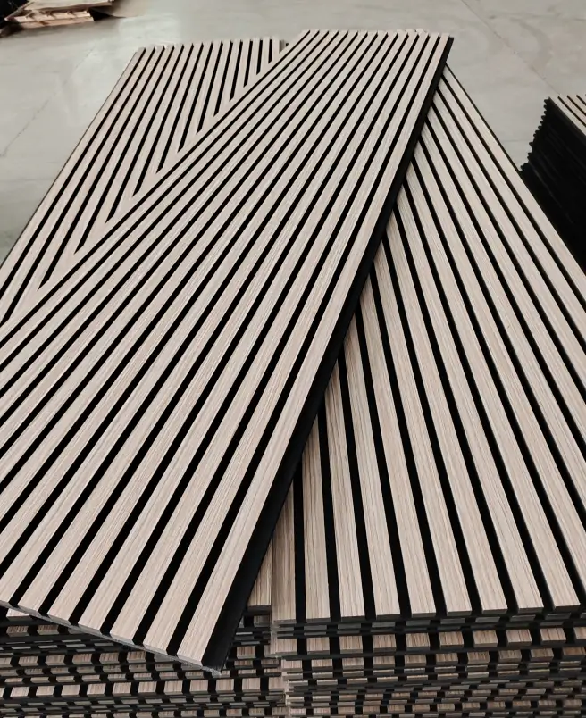 Wood Slat Acoustic Panel Eco-Friendly Sound Insulation Wall Panel Akupanel 1