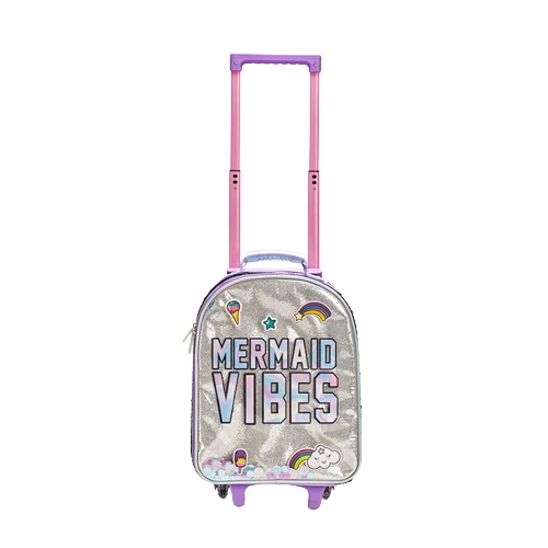 Accept Custom School Bags With 2 Wheels Waterproof Durable Rolling Student Backpack Mochila Children School Trolley Bag 1