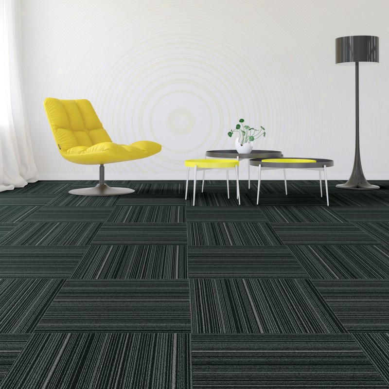 Piastrelle di moquette in nylon 100%, 50x50 cm, per uso commerciale. 1