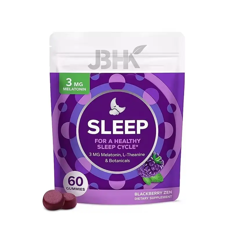 Sleep Gummies 3mg Melatonin L-Theanine Chamomile 60ct 1