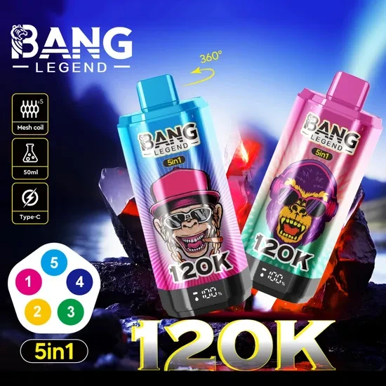Bang Legend Disposable Vape 100K 120K Vaper 120000 Puff Vapor 5 in 1 Flavors E Cigarette Vaping Wholesale Vape EU Warehouse Tornado Vape Germany - Disposable Vape and Bang Vape 1