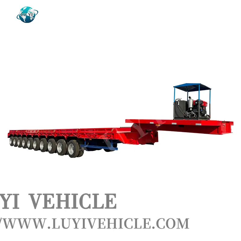 10 eje 120t Semi Blowboy Semi Trailer | Luyi 1