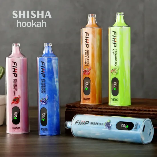 E Hookah Charger Fihp Shisha 15000 Puffs Vaper Rechargeable Puff Vapers Displayable Vapes - Disposable Pod and Wholesale I Vape 1