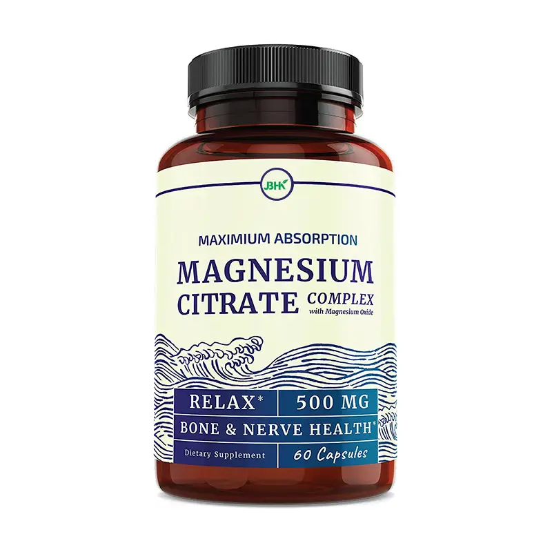 OEM/ODM Magnesium Citrate Heart Health Capsules 60ML. 1